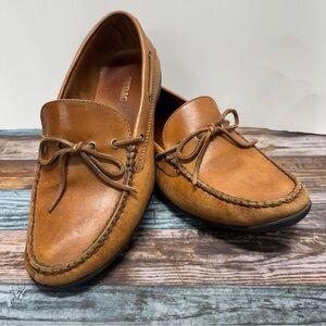 Sebago Bolton Tan Women’s Leather Boat Shoes Size 6M